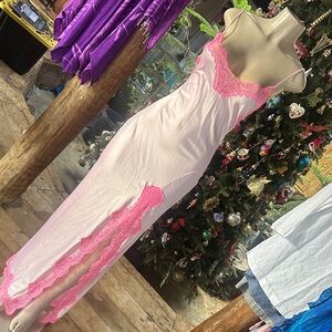 Skims Pink Lace Chemise